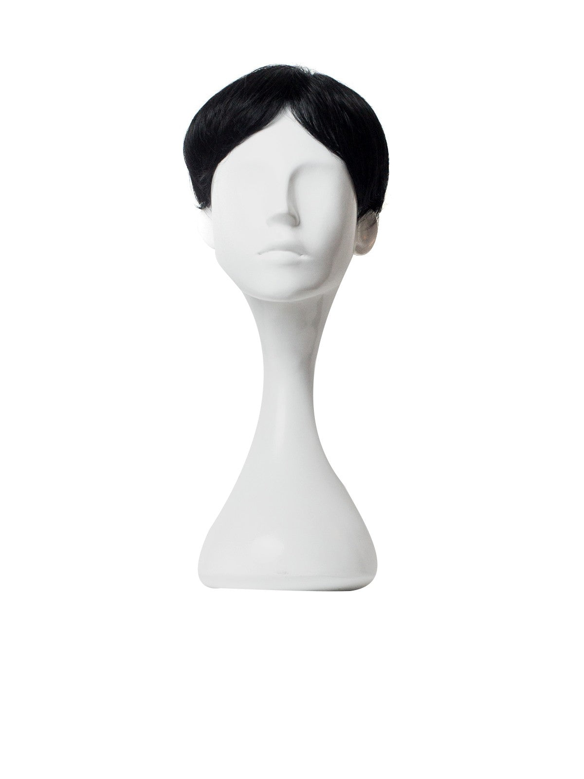 Negru Intens Peruca Partiala Clip-On