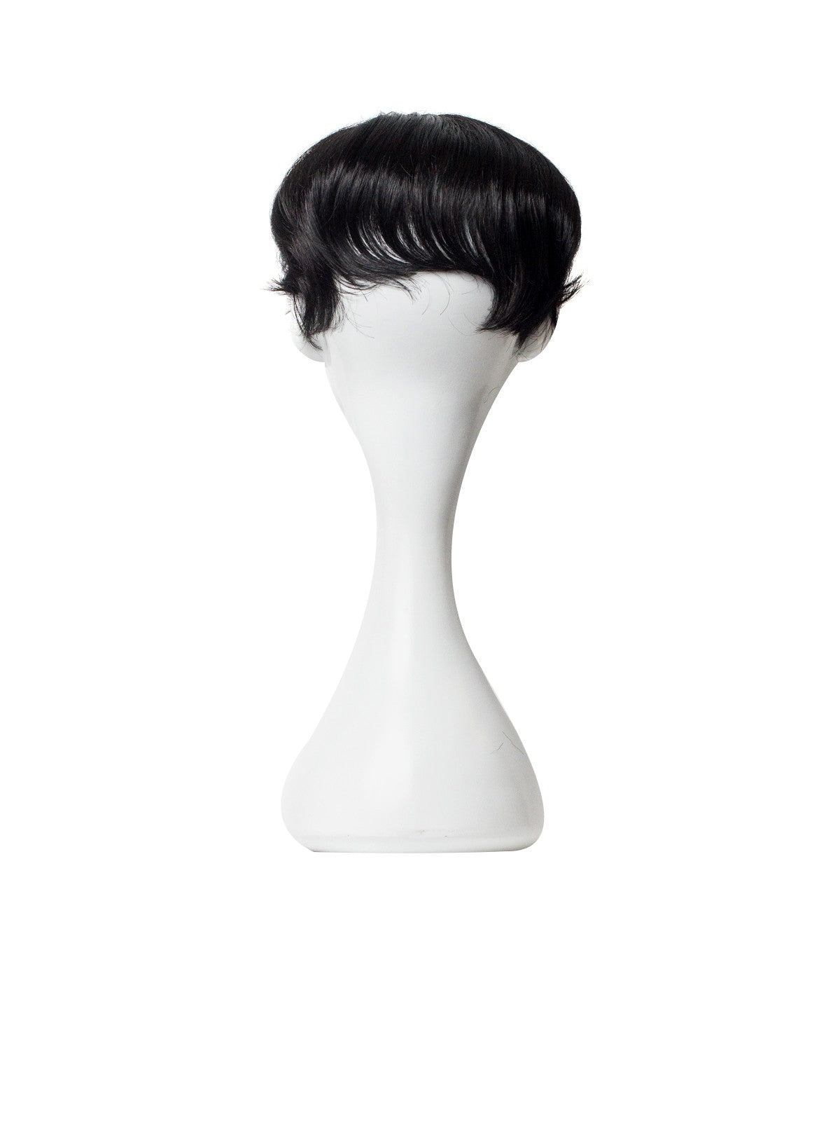 Negru Natural Peruca Partiala Clip-On