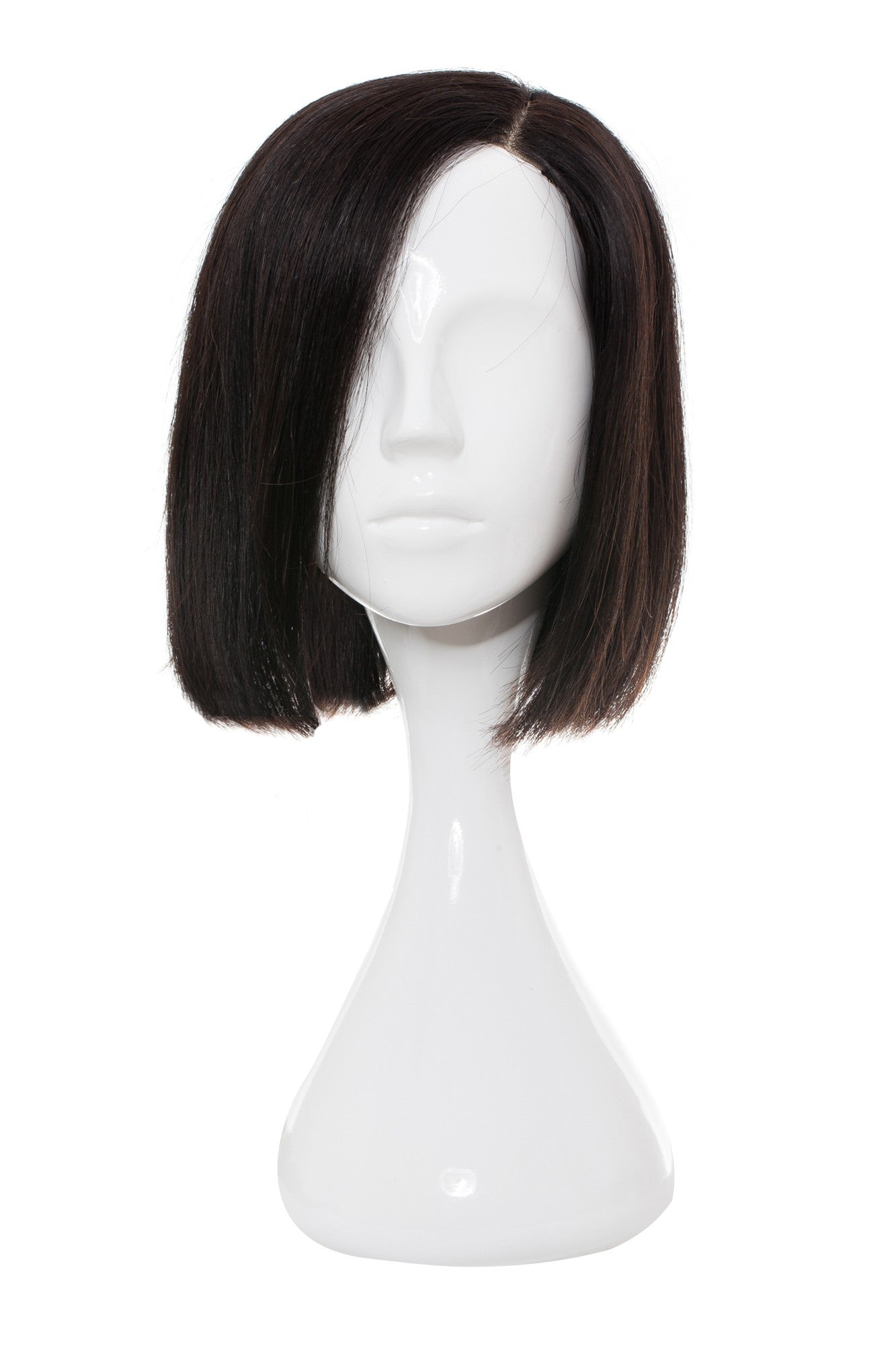 Peruca Naturala Paula Saten Inchis Natural