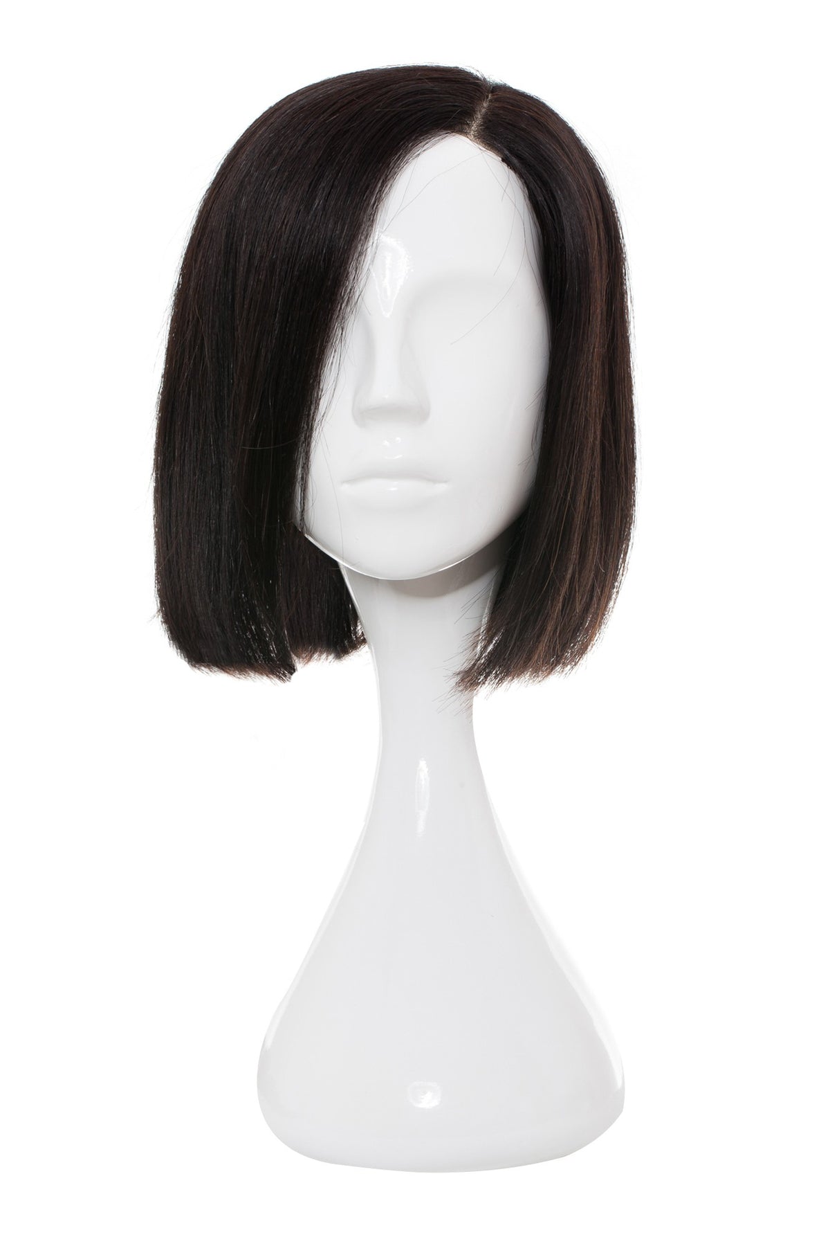 Peruca Naturala Paula Saten Inchis Natural