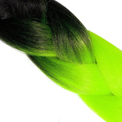 Par Jumbo Ombre Galben Neon