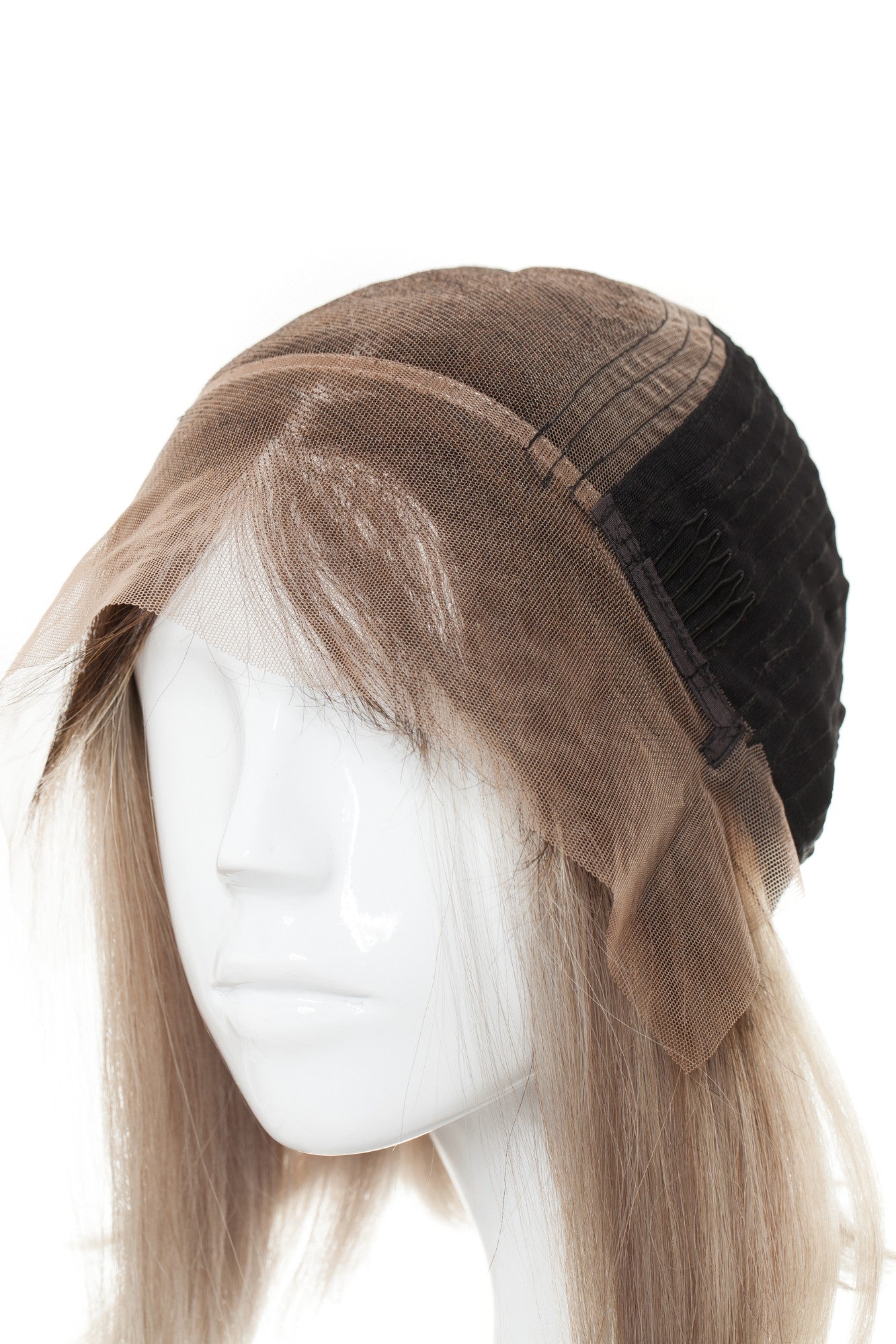 Peruca Naturala ANEMONA Ombre Gri Deschis