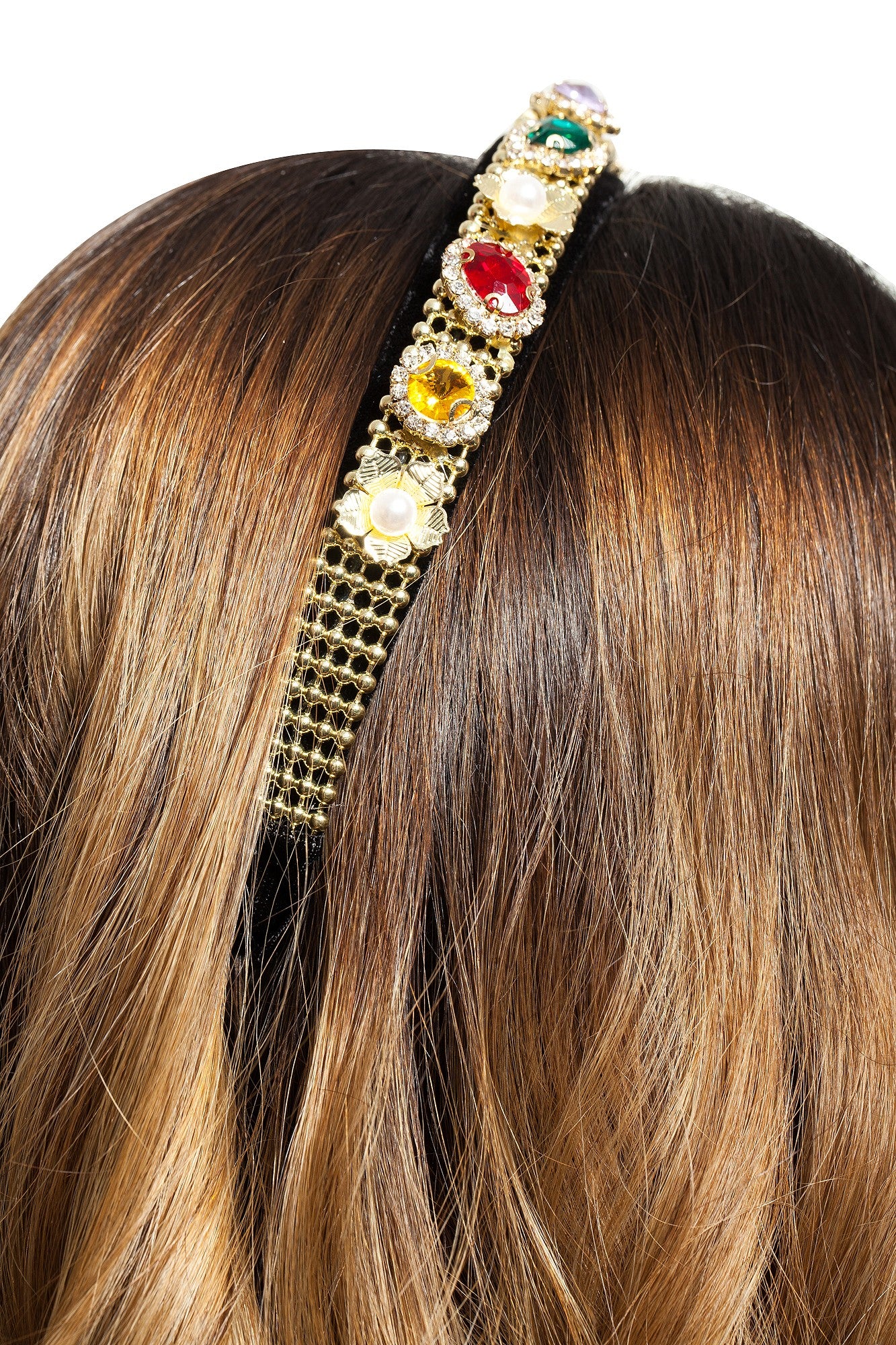 Bentita Aplicatii Plasa Aurie Pietre