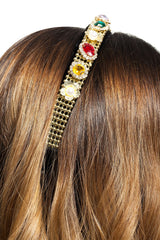 Bentita Aplicatii Plasa Aurie Pietre