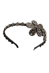 Bentita Ocazie 2 Flori Cristale Gri