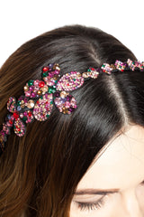 Bentita Ocazie 2 Flori Cristale Multicolor