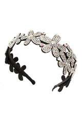 Bentita Ocazie 3 Flori Cristale Alb