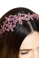 Bentita Ocazie 3 Flori Cristale Multicolor