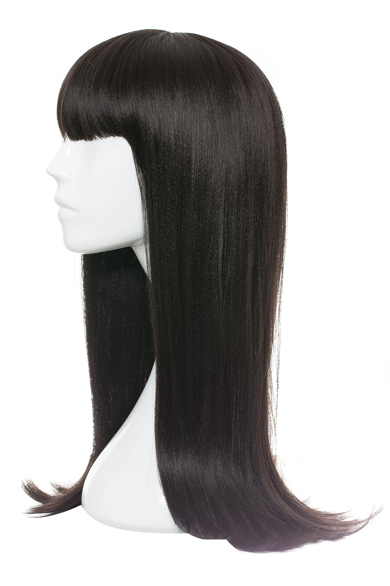 Peruca Sabrina Saten Inchis