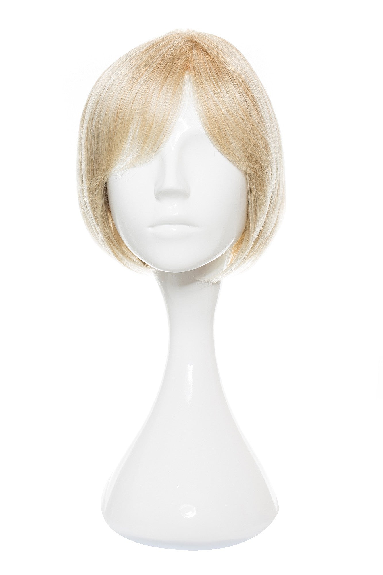 Perucă KIM Mix Blond, blond deschis, bob până la maxilar, cărare pe mijloc