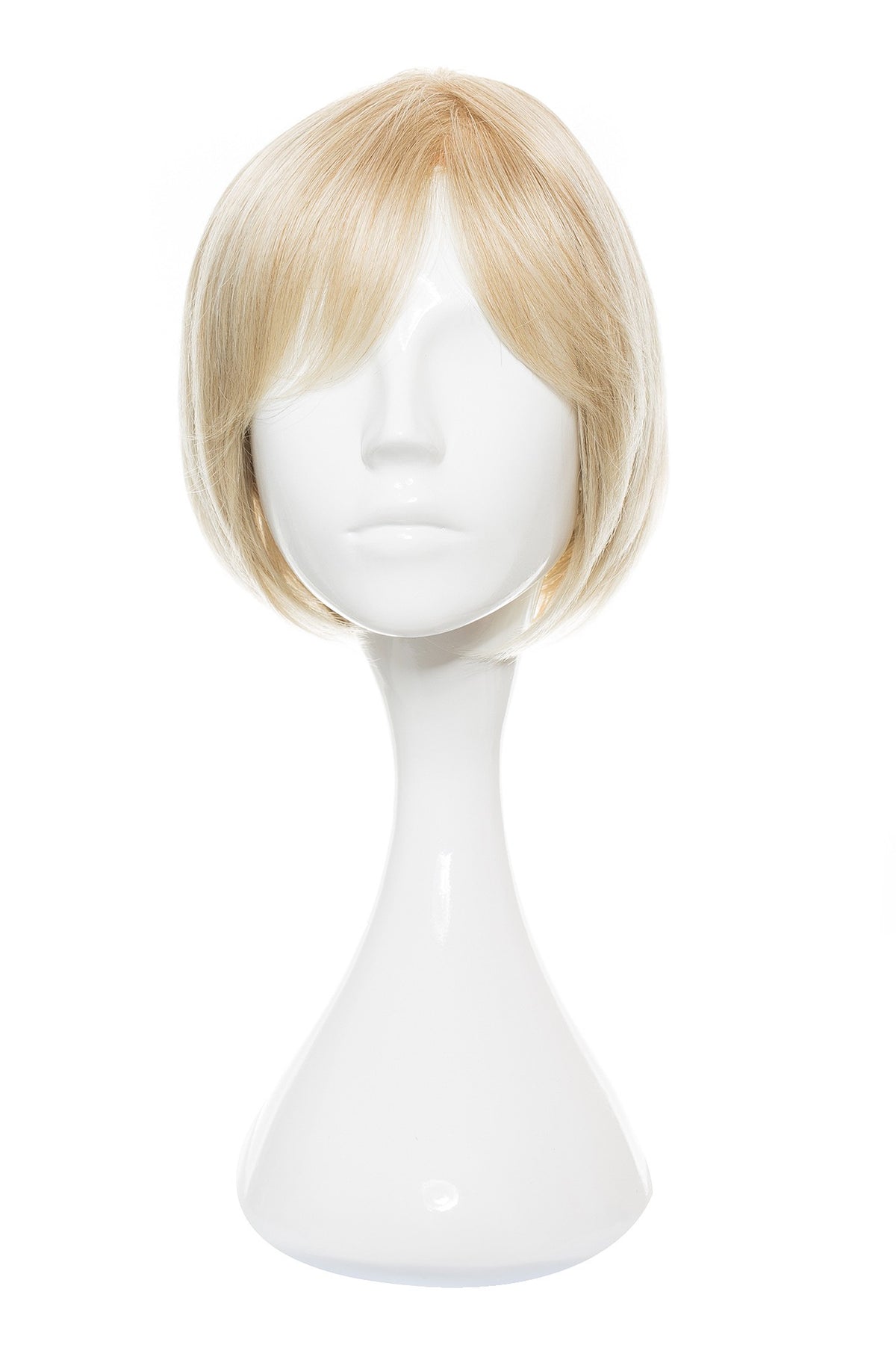 Perucă KIM Mix Blond, blond deschis, bob până la maxilar, cărare pe mijloc