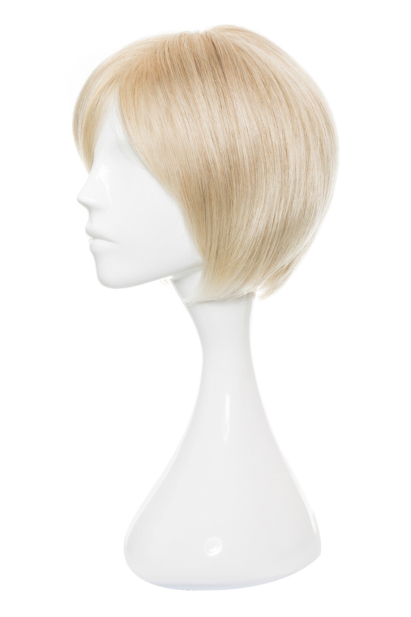 Perucă KIM Mix Blond, blond deschis, bob scurt, vedere laterală