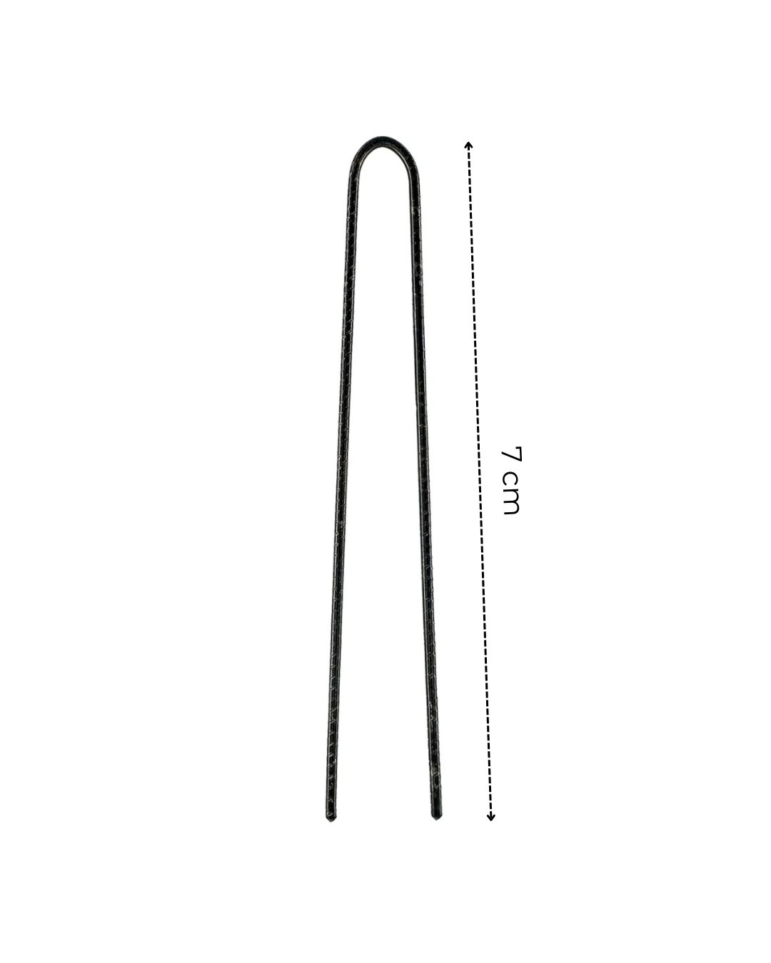 Set of 100 Straight Hair Pins 7 cm Belher