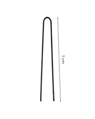 Set of 100 Straight Hair Pins 7 cm Belher
