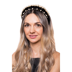 Bentita Lata Catifea Aplicatii Negru