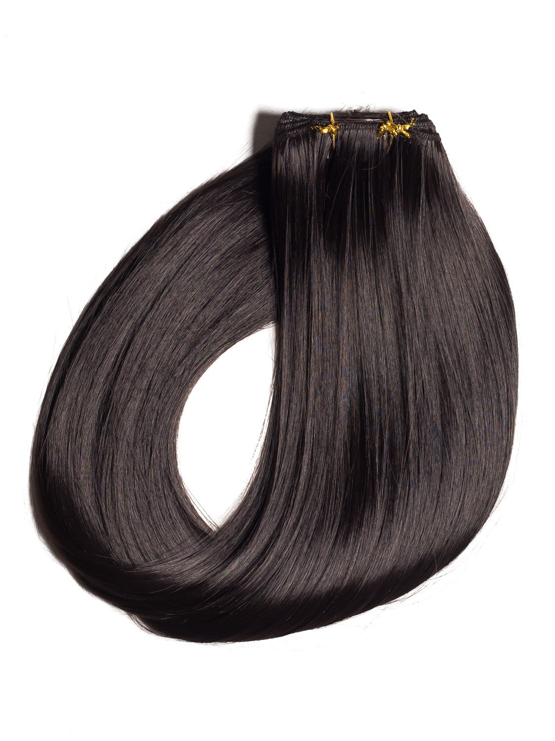 Castaniu Inchis Extensii Clip-On