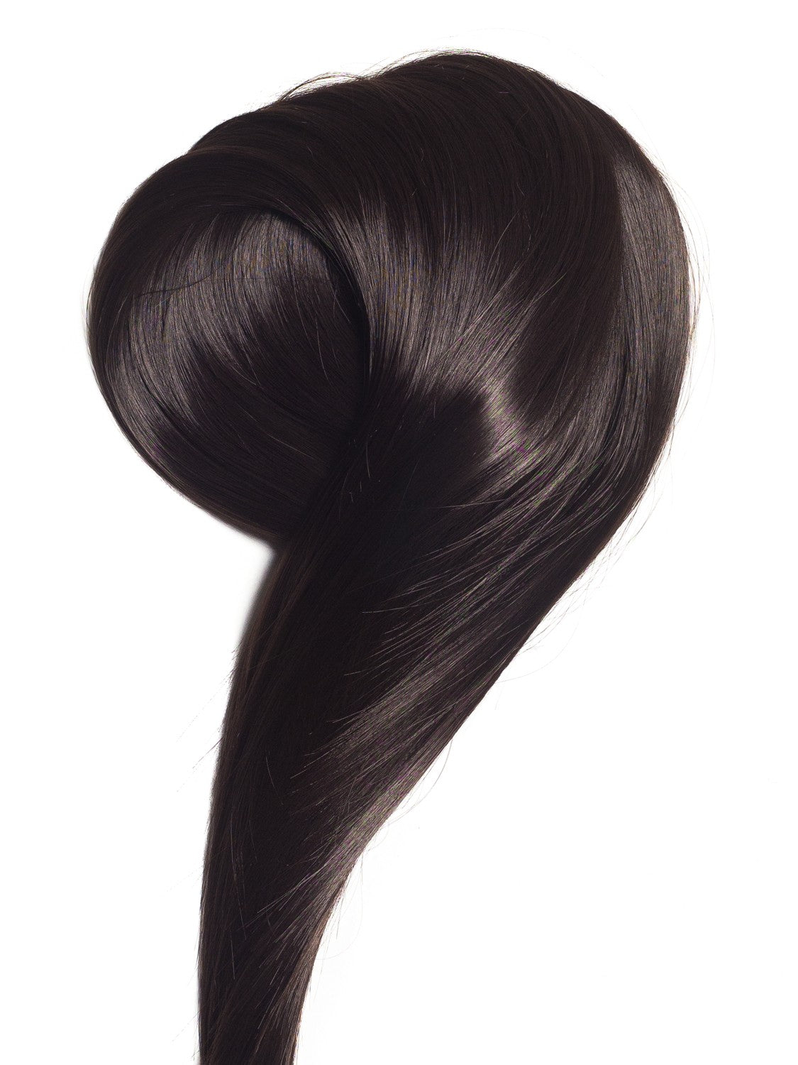 Castaniu Inchis Extensii Clip-On