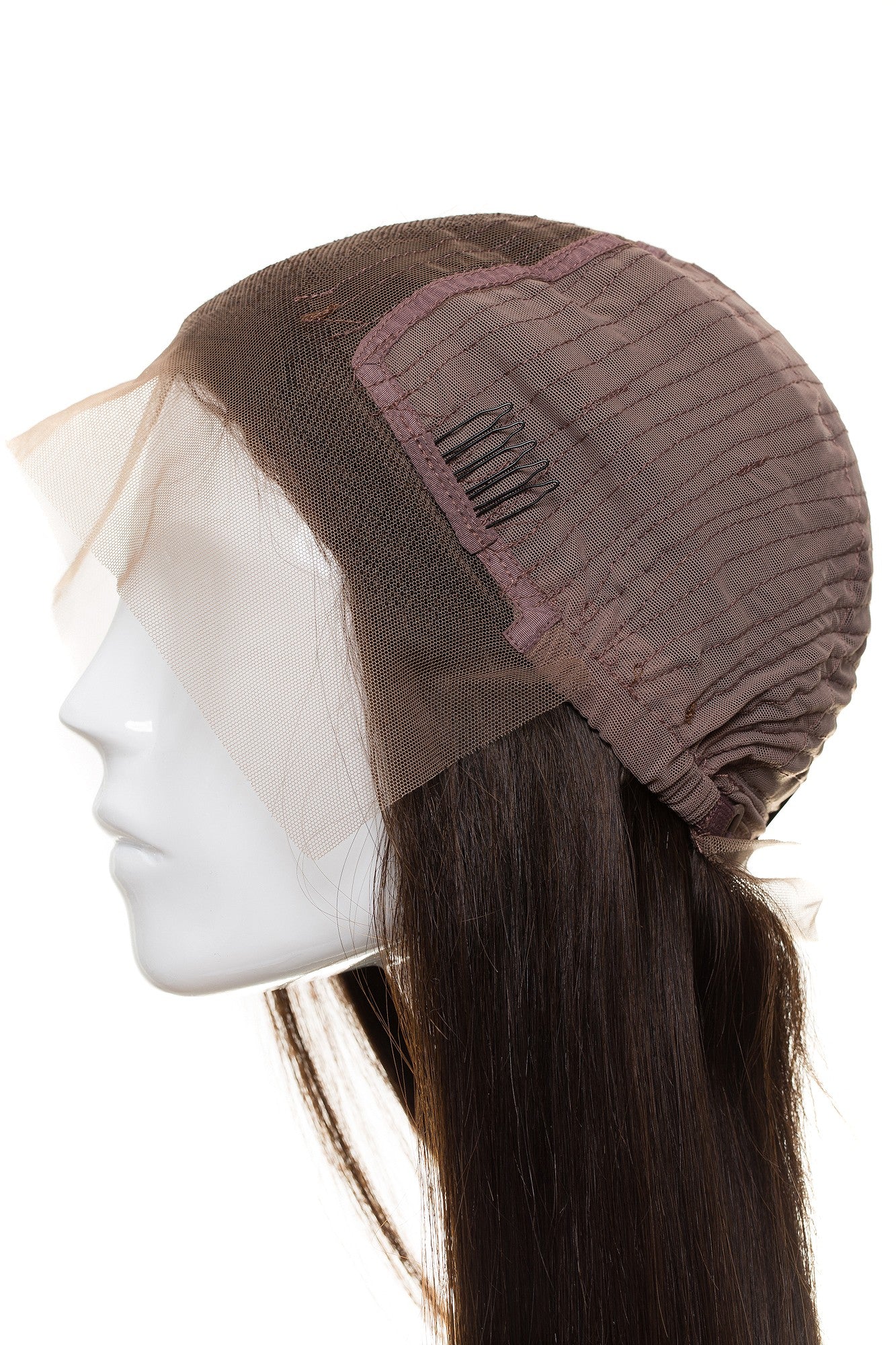 Peruca Naturala Alessia Saten Inchis