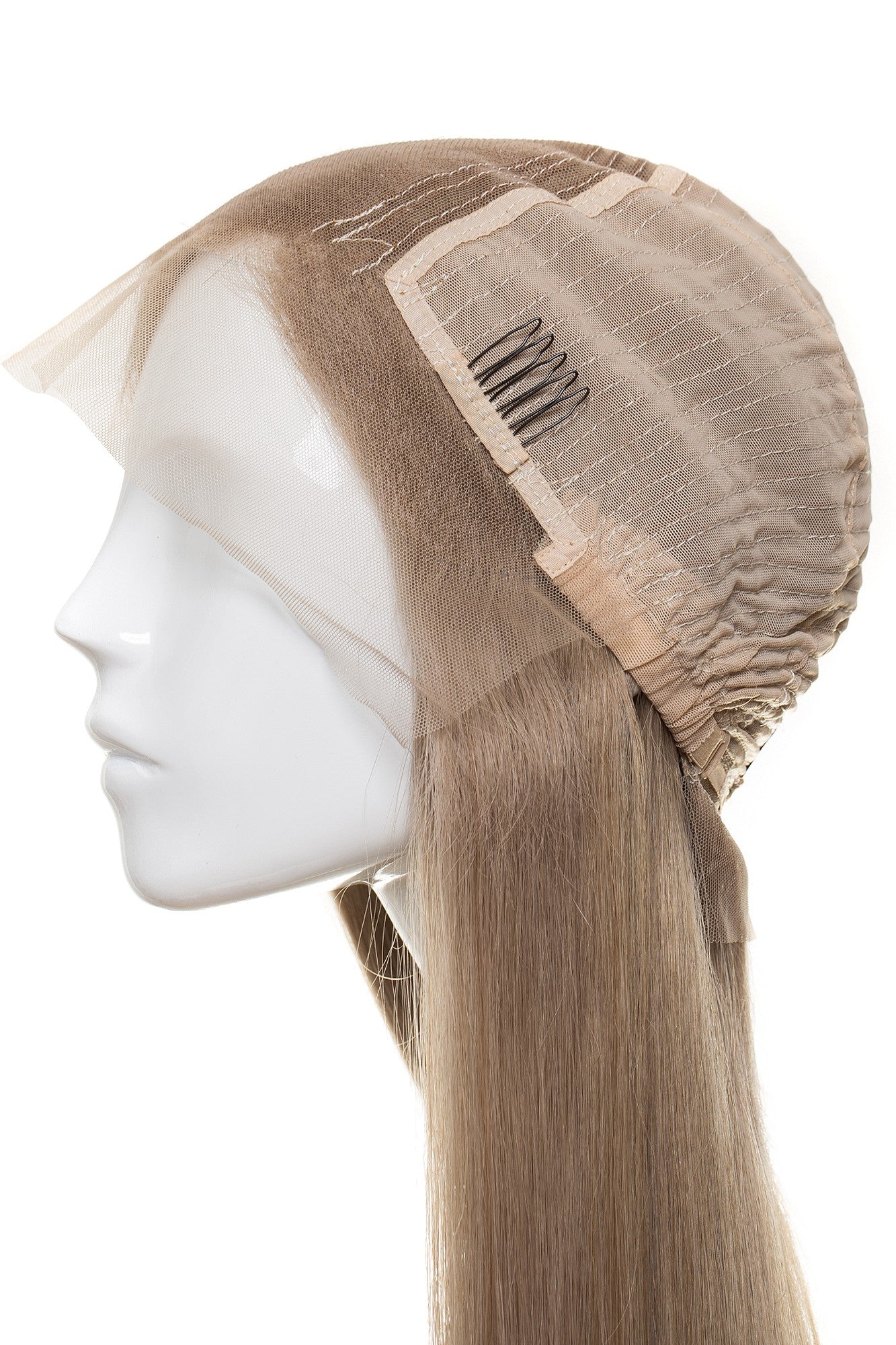 Peruca Naturala Alessia Blond Cenusiu