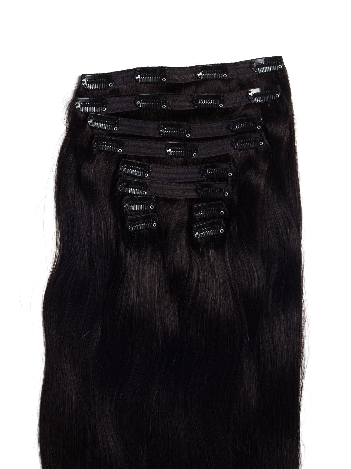 Negru Natural Clip-On Deluxe