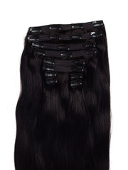 Negru Natural Clip-On Deluxe