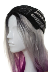 Peruca  Selena Ombre Gri-Purple