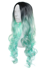 Peruca  Selena Ombre Turcoaz