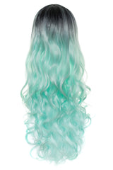 Peruca  Selena Ombre Turcoaz