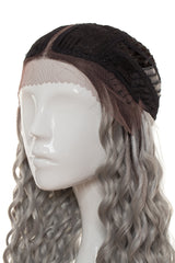 Peruca Amy Ombre Silver Grey