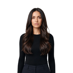Deluxe Clip-On Extensions Dark Brown