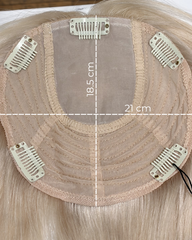 MonoTopper Alia Natural Russian Virgin Hairpiece 40 cm B3/9/23
