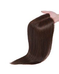 Silk Topper Helina Par Natural Rusesc Virgin 35cm Mochaccino Brown