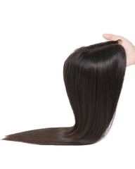 MonoTopper Noris Russian Virgin Natural Hair Topper 45 cm Dark Brown