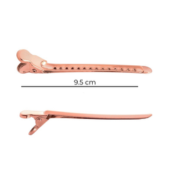 Set of 12 Bronze Metal Clips